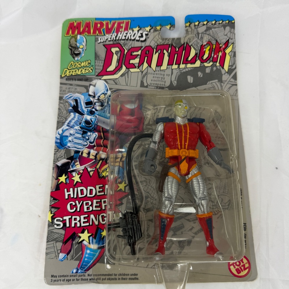 Vintage 1992 Toy Biz Marvel Super Heroes Deathlok Cosmic Defenders Figure 4834